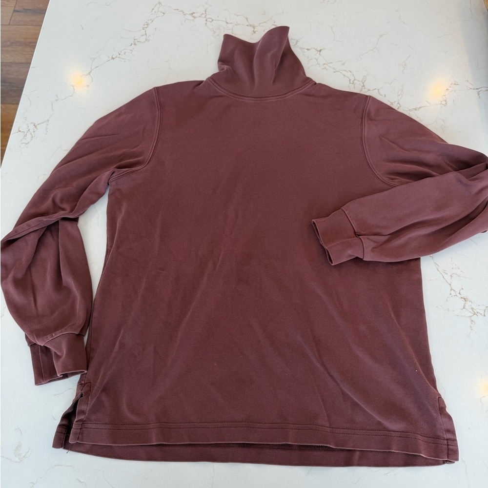 Peruvian Connection Pima Cotton Made in Peru Weathered Turtleneck / MED